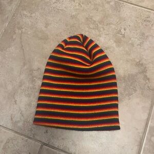 Urban Outfitters toque/ beanie /winter hat Rainbow